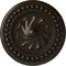 Ekena Millwork Foster Shell Ceiling Medallion (Fits Canopies up to 9 5/8"), 15 3/4"OD x 2"P, Stone Hearth CM15FOSHF - alternate 1